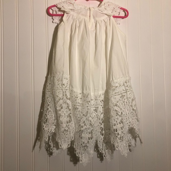 Darling Girls White Dress - Picture 2 of 6